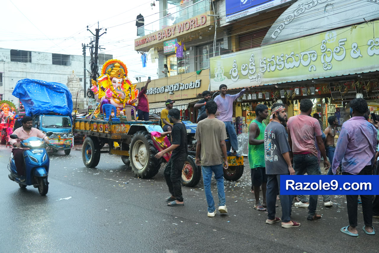 Razole Taluka Ganesh Nimajjanam